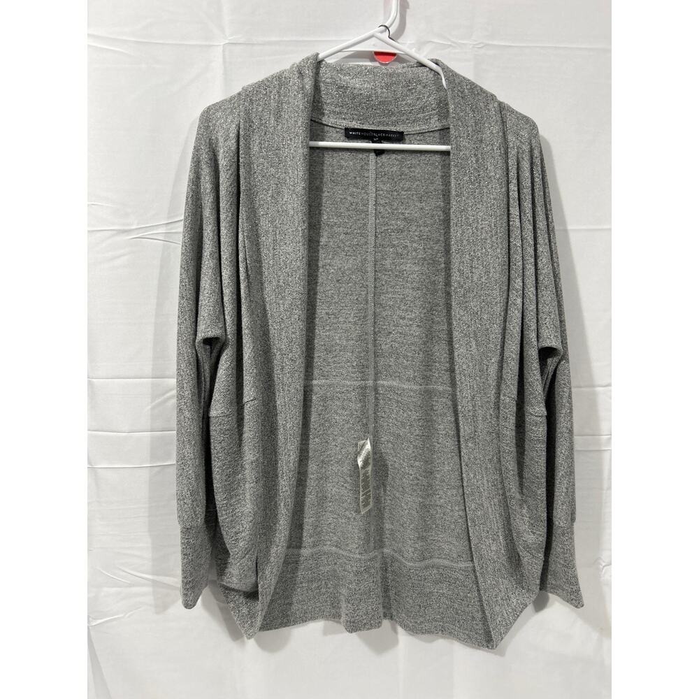 White House Black Market Open Front Cardigan Draped Lightweight XS